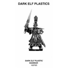 1995 Plastic Dark Elf Warrior Citadel Miniatures 102763 - plastic